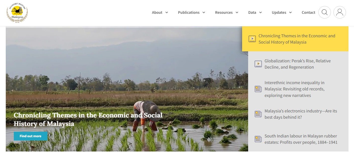 The Economic History Malaysia (EHM) - A project bv HRH Sultan Nazrin Shah