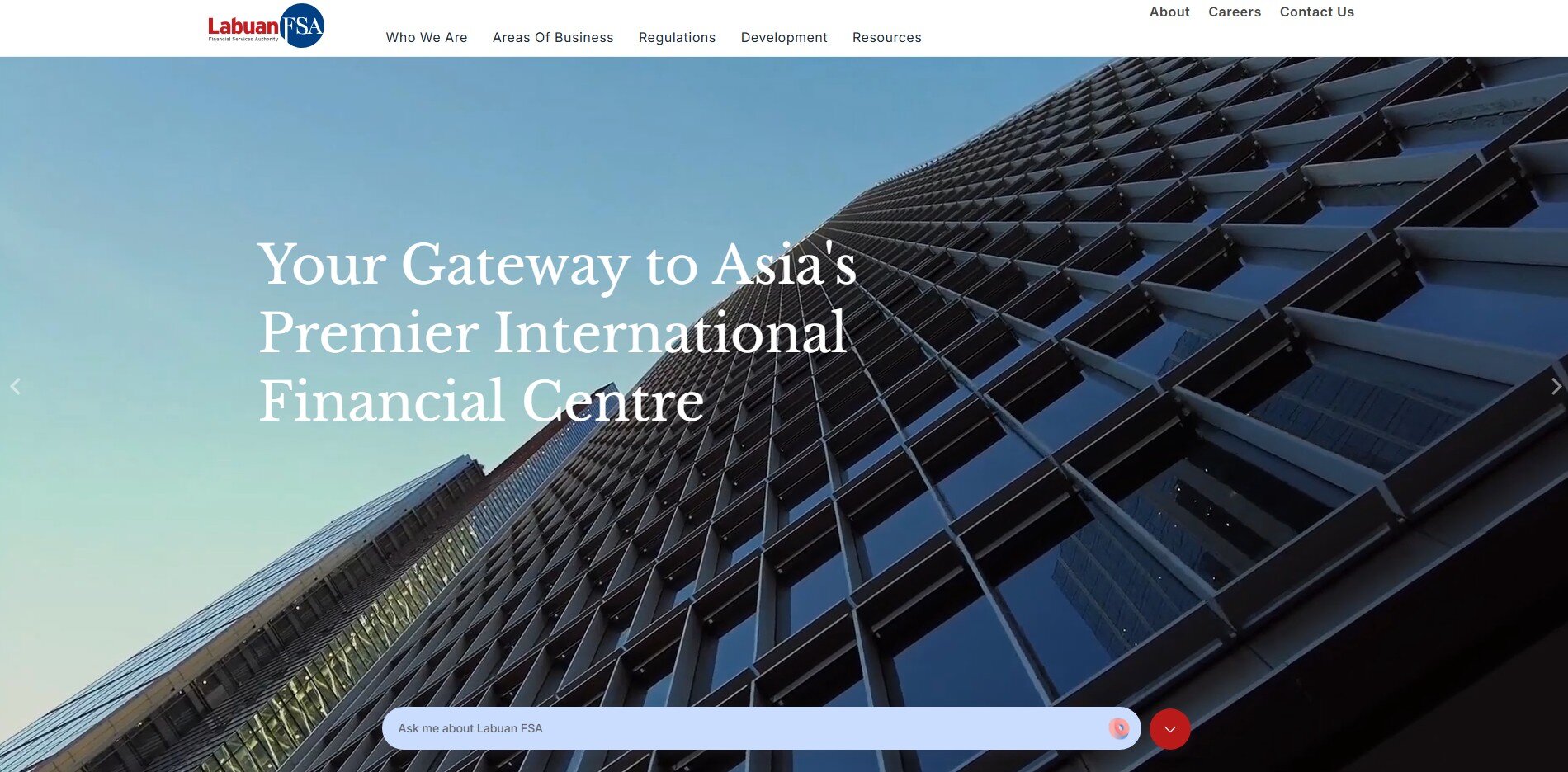 Labuan FSA New Website by XIMNET Malaysia