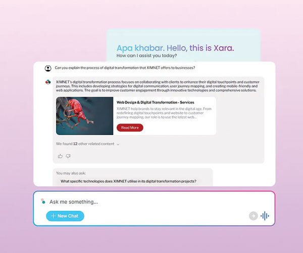 XIMNET - XTOPIA.IO RAG Chatbot using website content as its source and knowledgebase to respond to queries